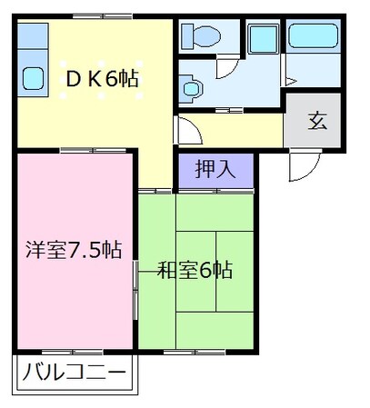 ロゼハイムの物件間取画像